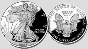 A 2006 silver coin