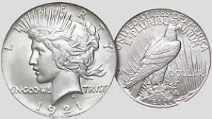 1921 silver coin