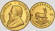 South African Gold Krugerrand - one ounce